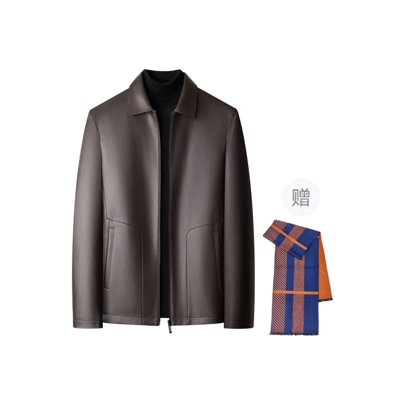 PIERRE CARDIN Leather Jacket Men's-10