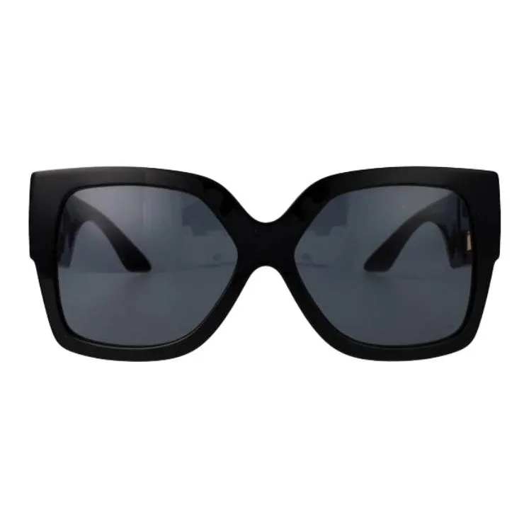 FANSIZHE Acetate Irregular Shape Sunglasses Women's Black-0