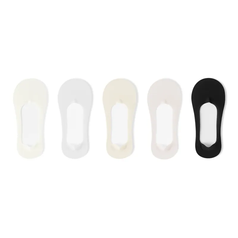 B&C.Room No Show Socks Women's 5 Pack-14