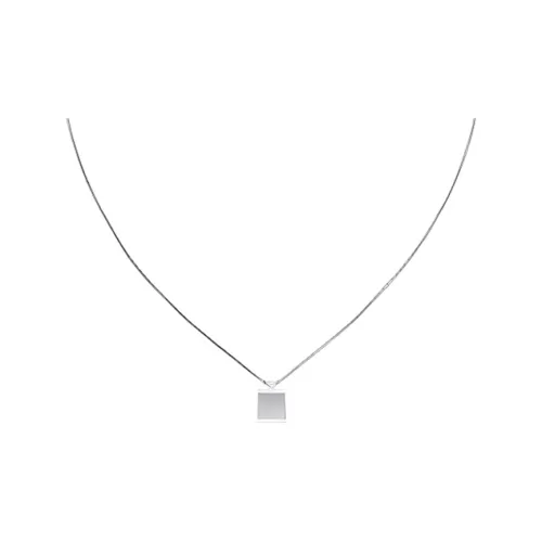 CALVIN KLEIN Stainless Steel Necklaces Men's Silver