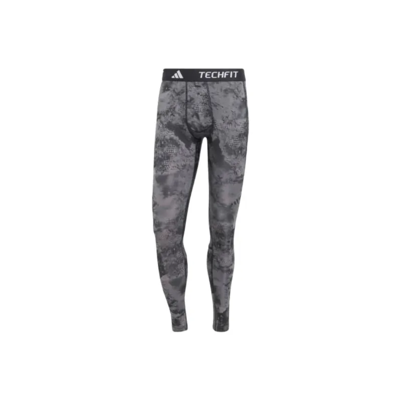 Adidas Free Shipping With AdiClub Techfit Training Allover Print Long Tights-0