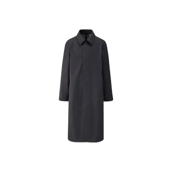 UNIQLO Trench Coat Men's Sea Blue