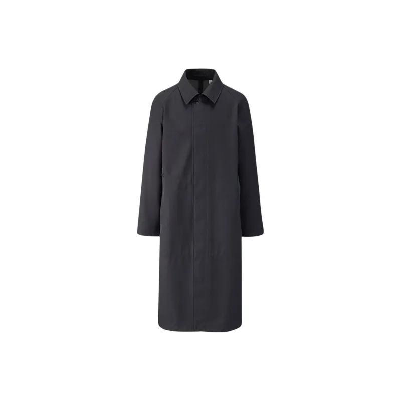 UNIQLO Trench Coat Men's Sea Blue-0
