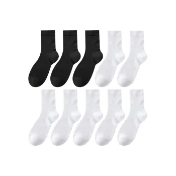 Cotton Gene Mid Calf Socks Men's Combo Set