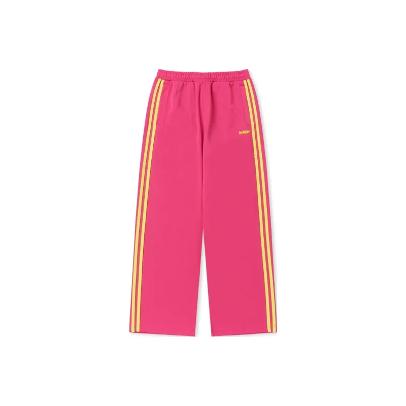 NERDY SS24 Knitted Sweatpants Men's Bright Pink-0