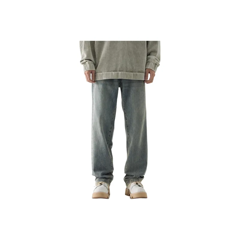 SONGS ALONG Jeans Men's Mud Blue-0