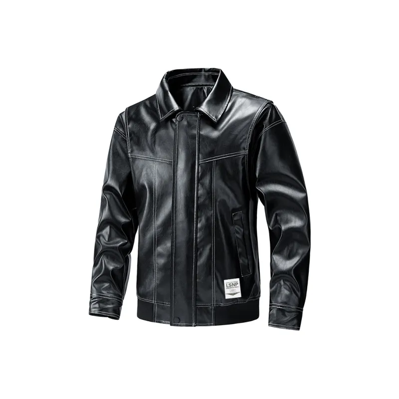 LISENPOK Leather Jackets Unisex-2