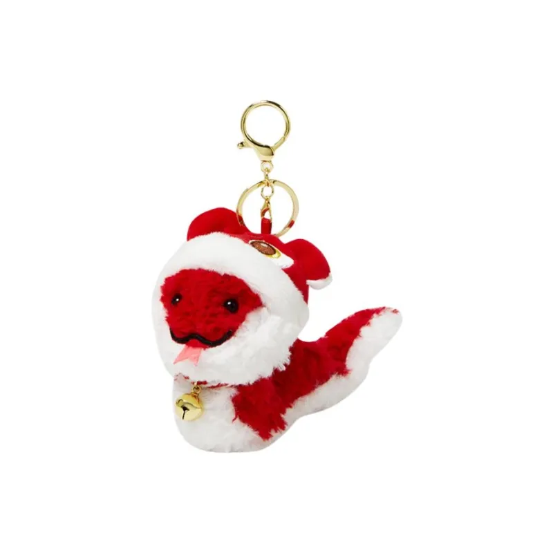 Narandu Plush Keychain Bag Accessory Women's Red-0