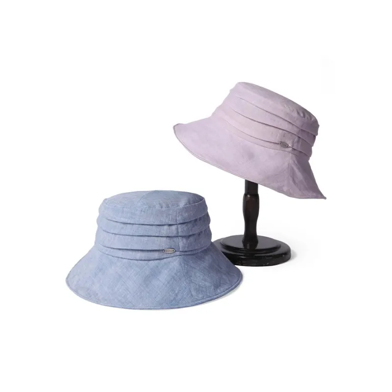 Mr Duck Linen Bucket Hats Unisex-4