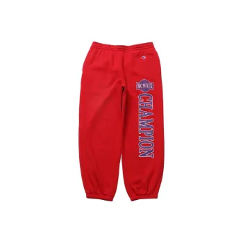 Champion FW24 Knitted Sweatpants Unisex Dark Red