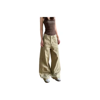 Pirkadat Jeans Unisex Khaki