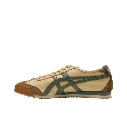 Onitsuka Tiger MEXICO 66 Cushioning Abrasion Resistant Breathable Low Top Casual Shoes Unisex Beige