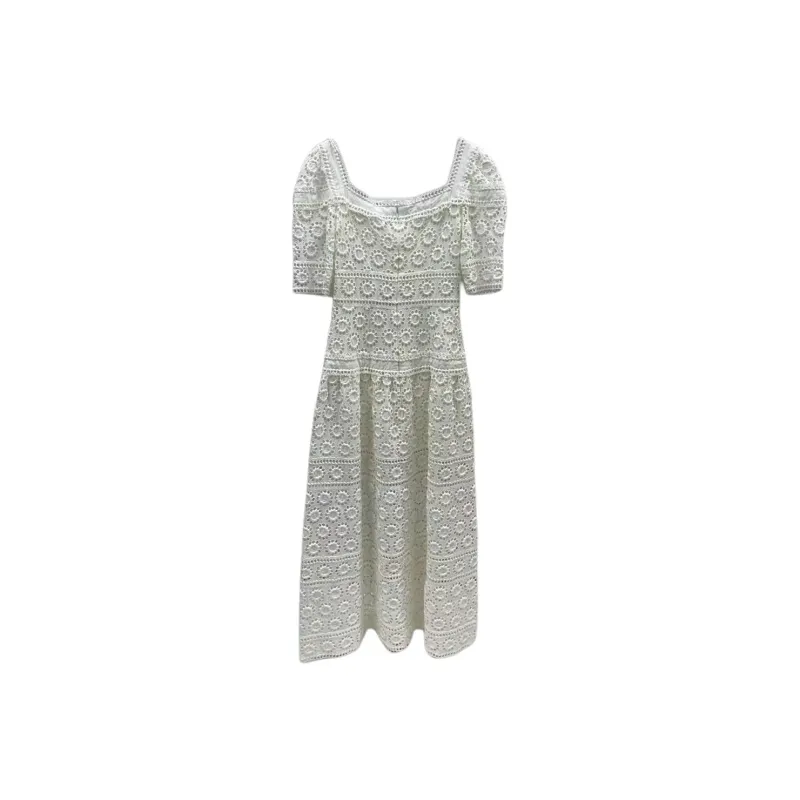 CHANEL 21S Spring Summer Premium Product Short Sleeved Dress Women's White-1