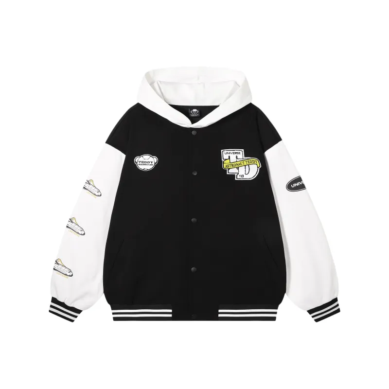 Teddy Bear Collection SpaceExplorer Series Baseball Jacket Coat Unisex-0