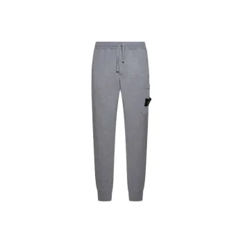 STONE ISLAND Knitted Sweatpants Men's Gray