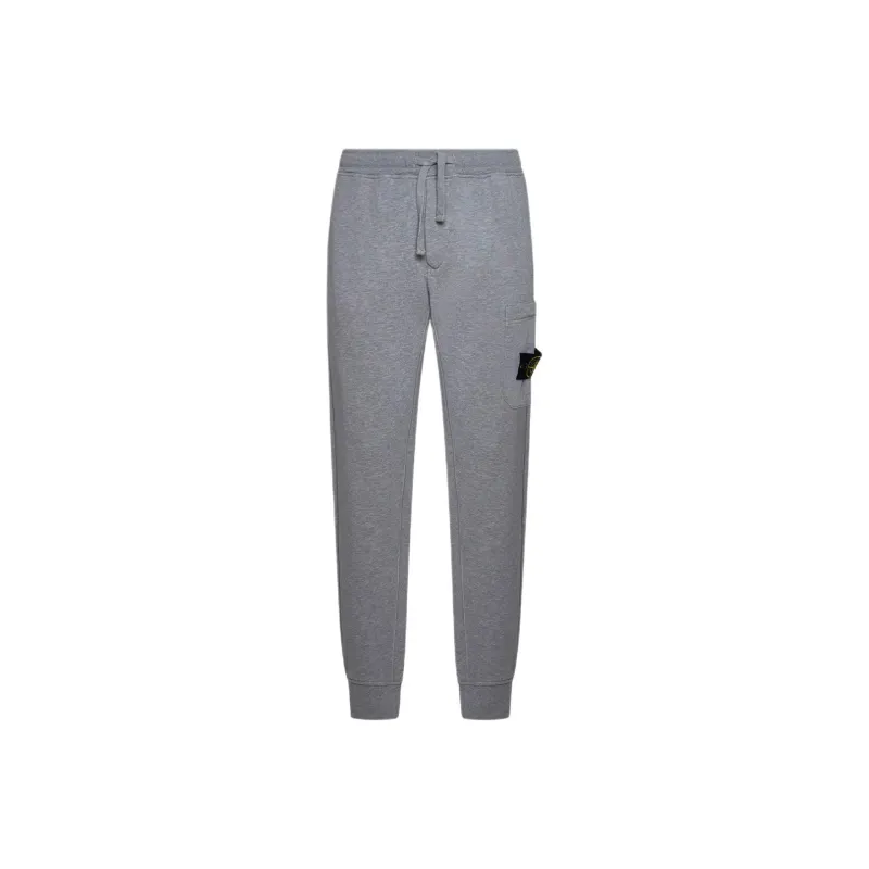 STONE ISLAND Knitted Sweatpants Men's Gray-0