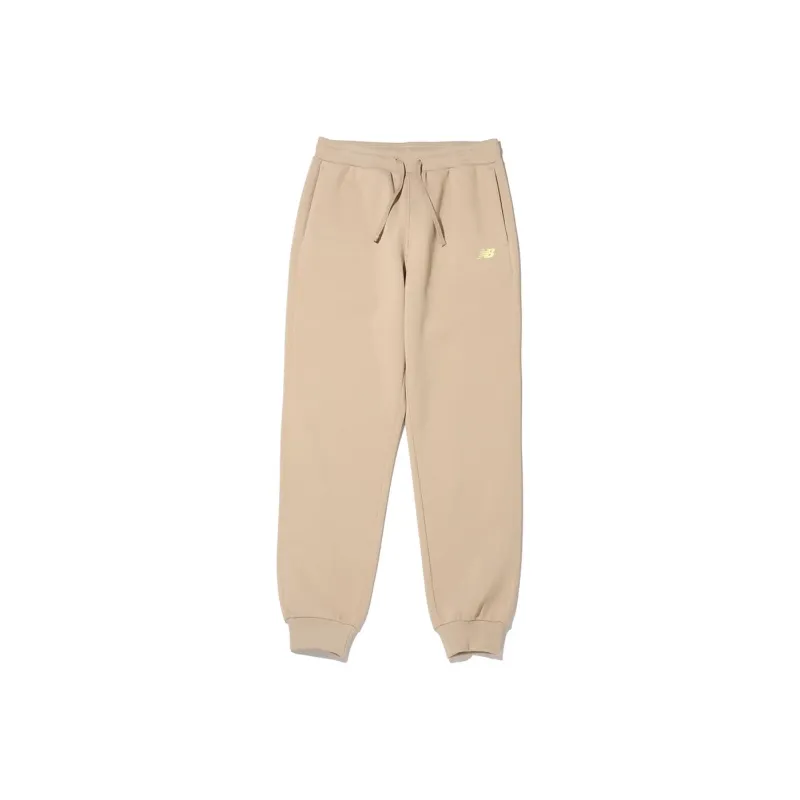 New Balance SS24 Knitted Sports Pants Unisex Camel Color-0