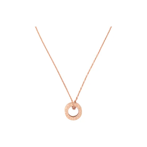 BVLGARI B.Zero1 Series 18K Rose Gold Necklaces Unisex