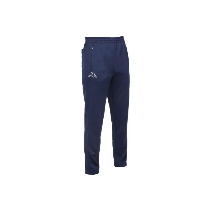Kappa Knitted Sports Pants Men's Black And White-0