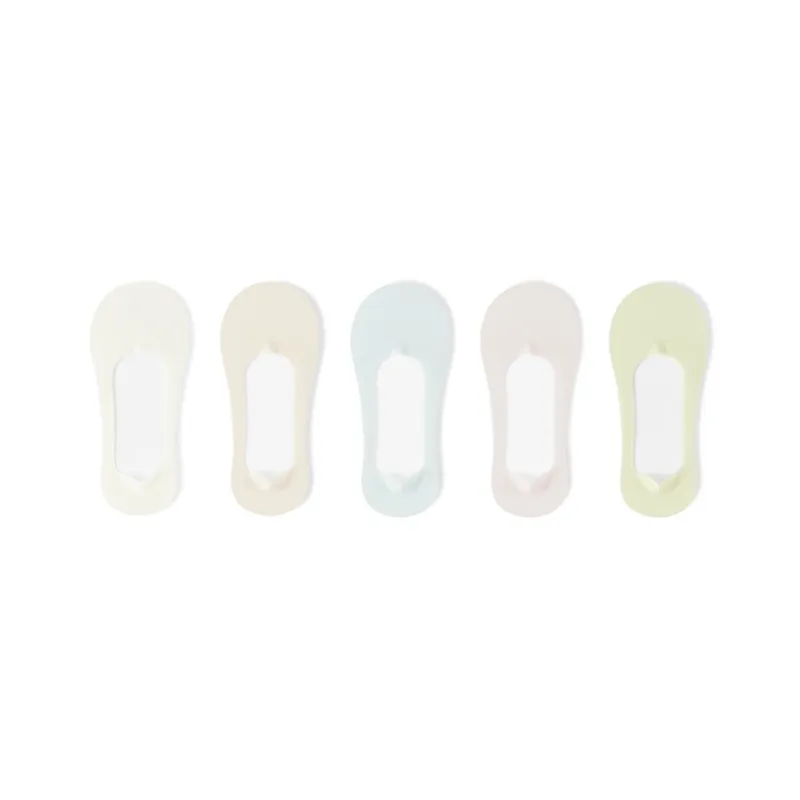 B&C.Room No Show Socks Women's 5 Pack-13