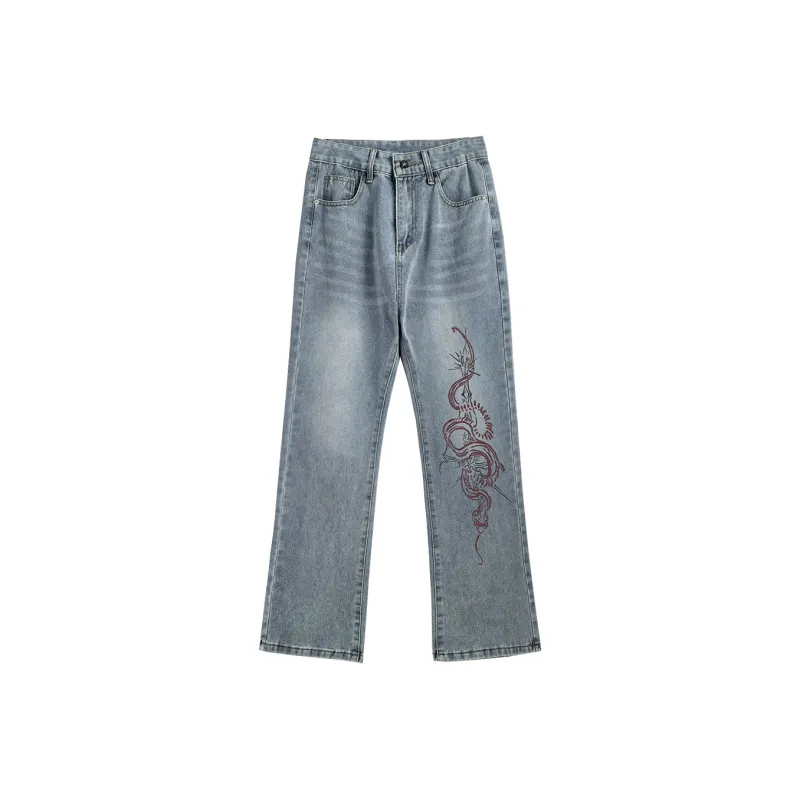 PEIMENG Jeans Unisex-8