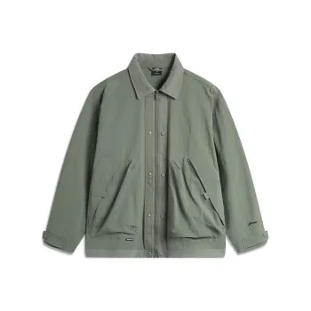 LiNing Outdoor Collection Jackets Coats Men's Screw Smoke Green