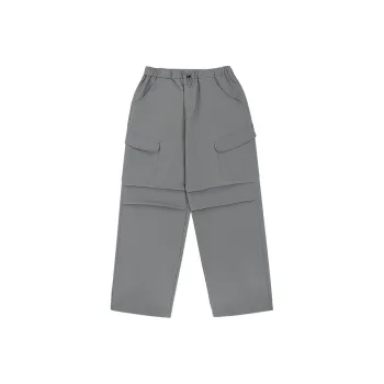 MYSAMESAME Cargo Pants Unisex Mouse Tail Gray