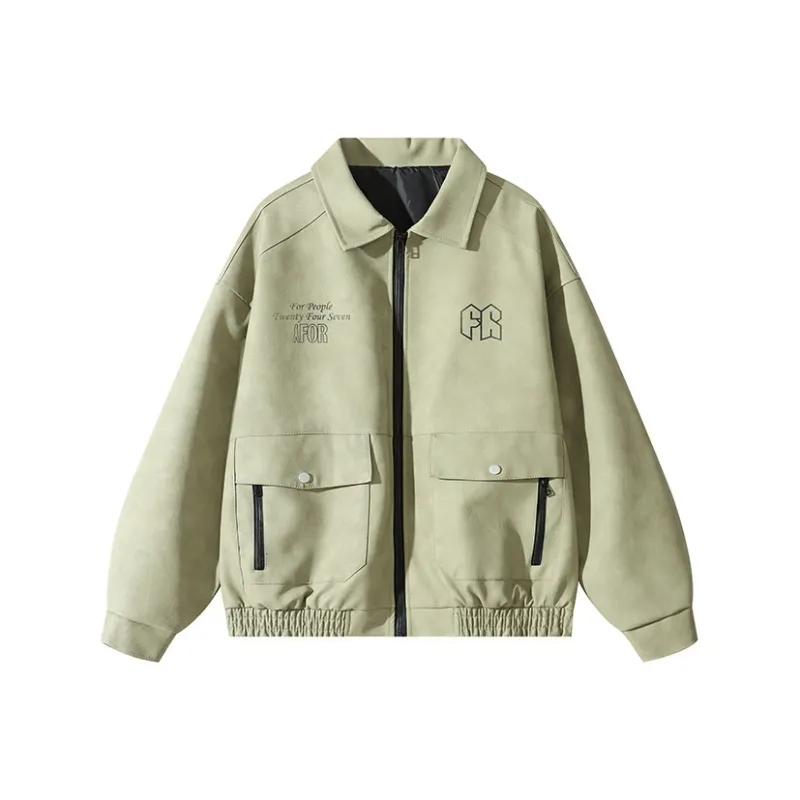 FAX FOR FMACM Leather Jacket Unisex-2