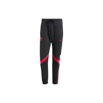 Adidas Originals Knitted Sports Pants Men's Black/Red