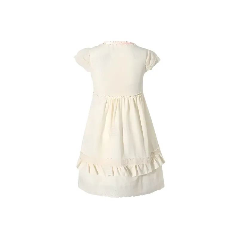 CZMO Short Sleeved Dress Women's Apricot-1