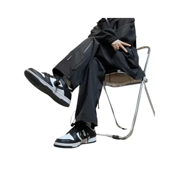 SUNSETMONENT Knitted Sweatpants Unisex Black