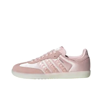 Adidas Originals SAMBA OG Slip Resistant Cushioning Low Top Skateboard Shoes Women's Light Pink