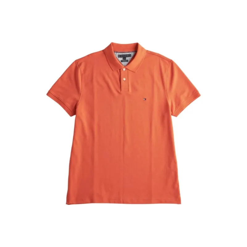 Tommy Hilfiger Polo Shirt Men's Orange-0