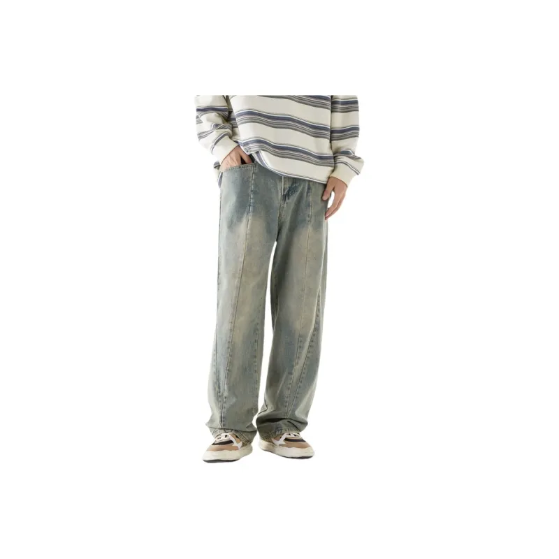 Caramella Jeans Unisex Yellow Mud-14