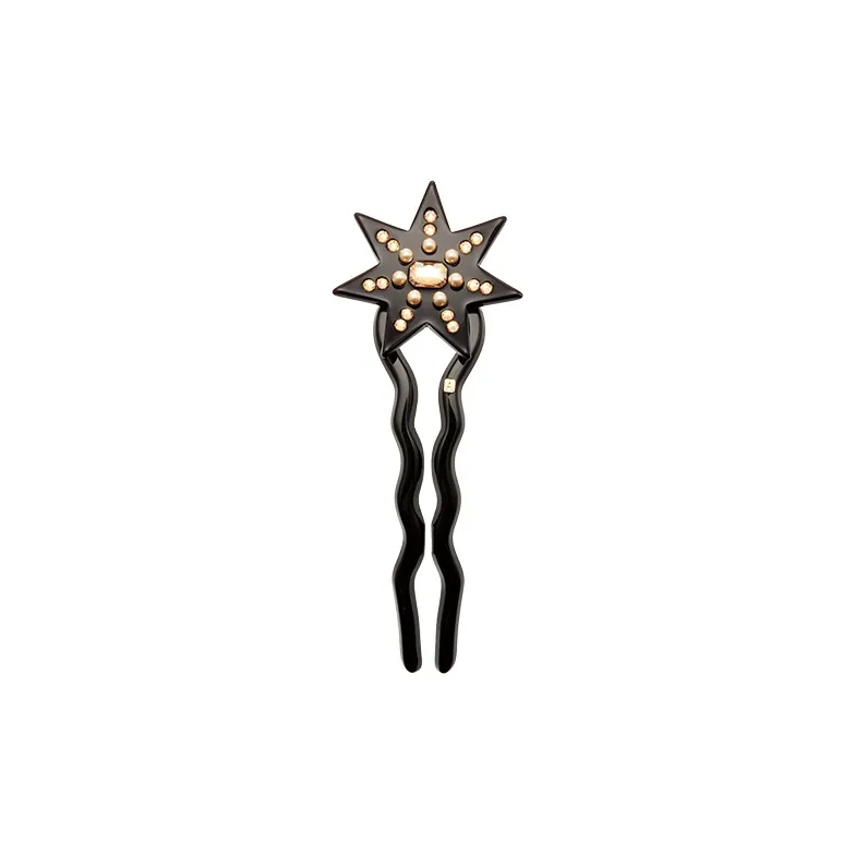 ALEXANDRE DE PARIS Stella Collection Hairpin Hair Dividing Clip Women's-5