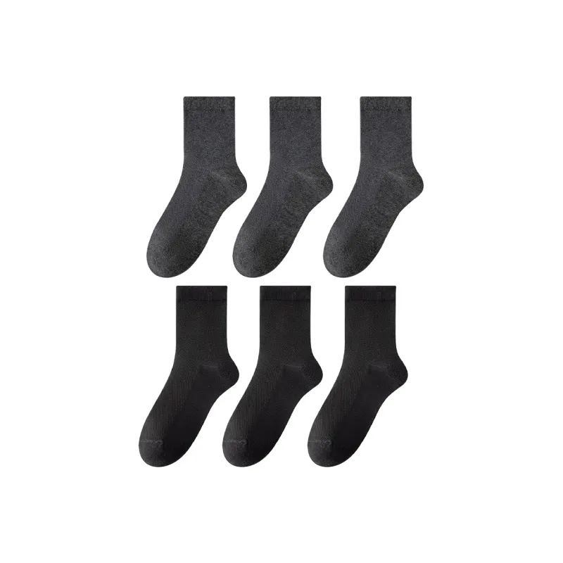 Urban Beauty Mid Calf Socks Men's 6 Pack-40