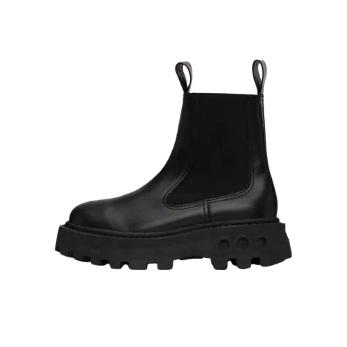 SIMON MILLER Goring Scrambler Short Chelsea Boots Women's Black