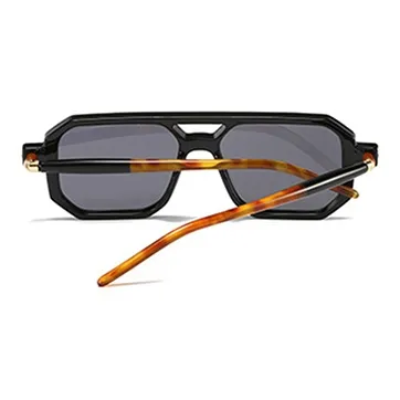 YUZHAOLIN PC Square Sunglasses Unisex-2