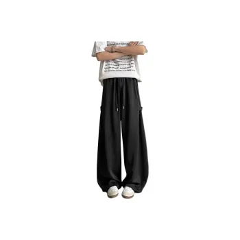 BEAR UNION Casual Pants Unisex Black