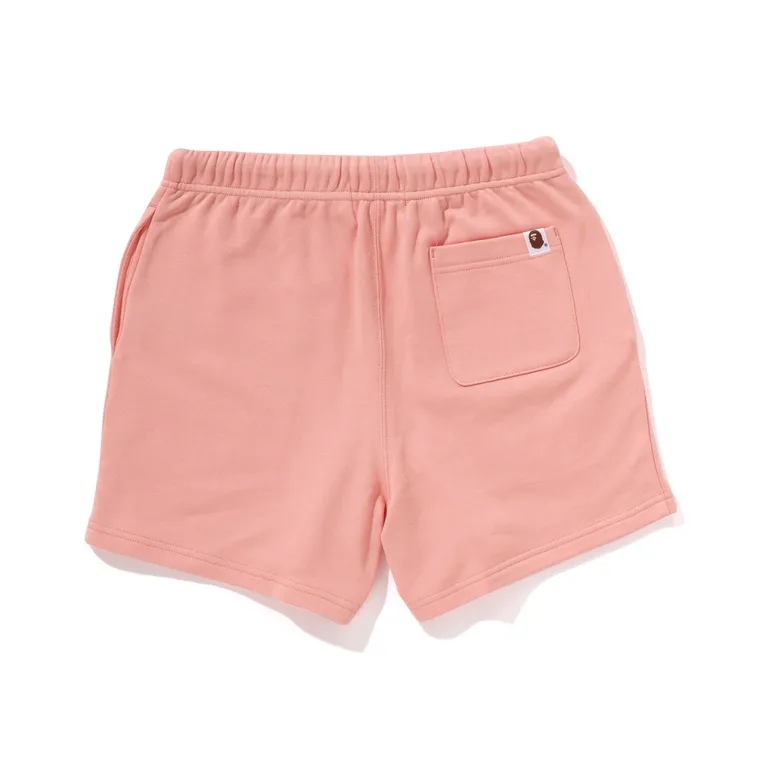 A BATHING APE Women's College Sweat Shorts Yellow-3