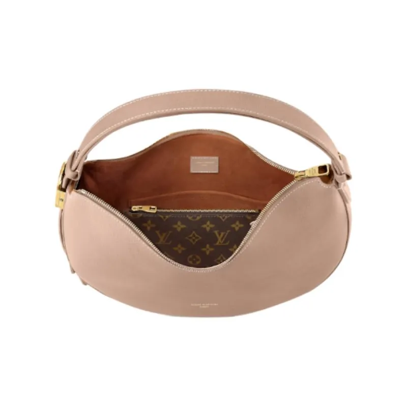 LOUIS VUITTON Low Key Cow Leather Handbag Medium Size Women's Pink-3