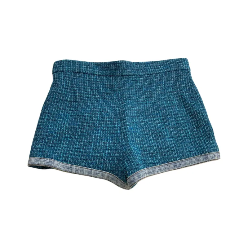 CHANEL 22P Casual Shorts Women's Peacock Blue-1