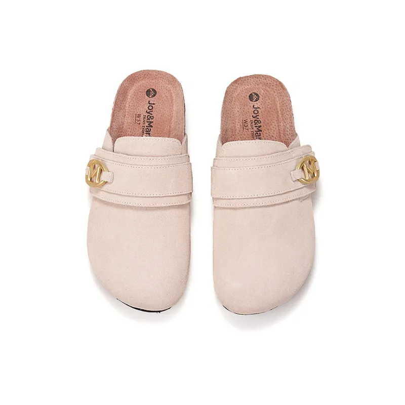 Joy&Mario Slip Resistant Closed Toe Slippers Women's-16