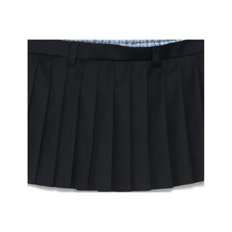 MIU MIU Batavia Skirt Bleu-4