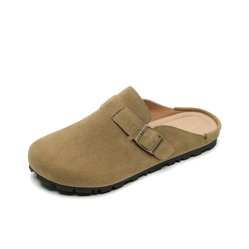 City Camel Rubber Sole Slip Resistant Closed Toe Slippers Women's-5
