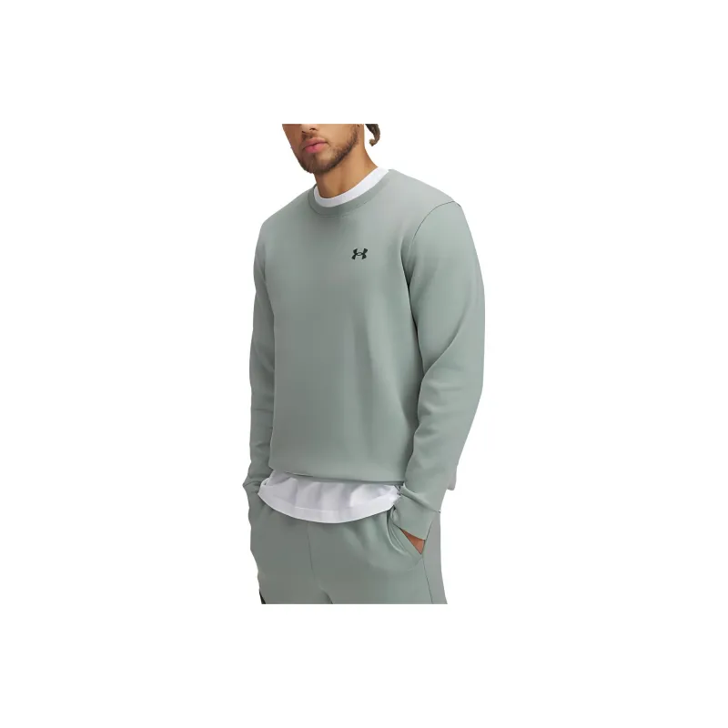 Under Armour Unstoppable UA FLC CREW Sweatshirt Men's Lime Green-0