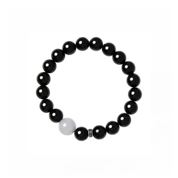 Ancient Jewelry Obsidian Jade Bracelets Unisex
