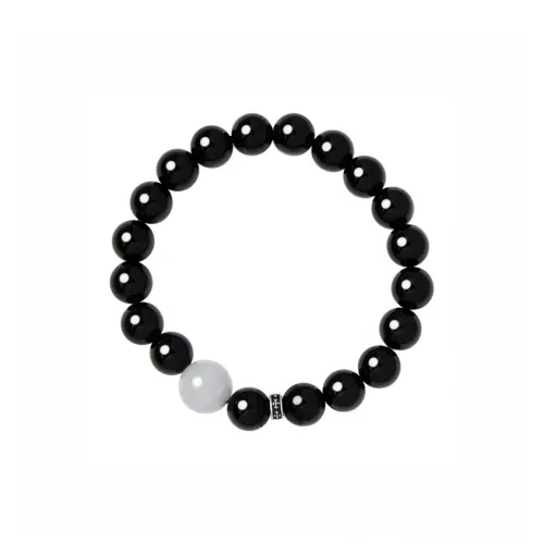 Ancient Jewelry Obsidian Jade Bracelets Unisex