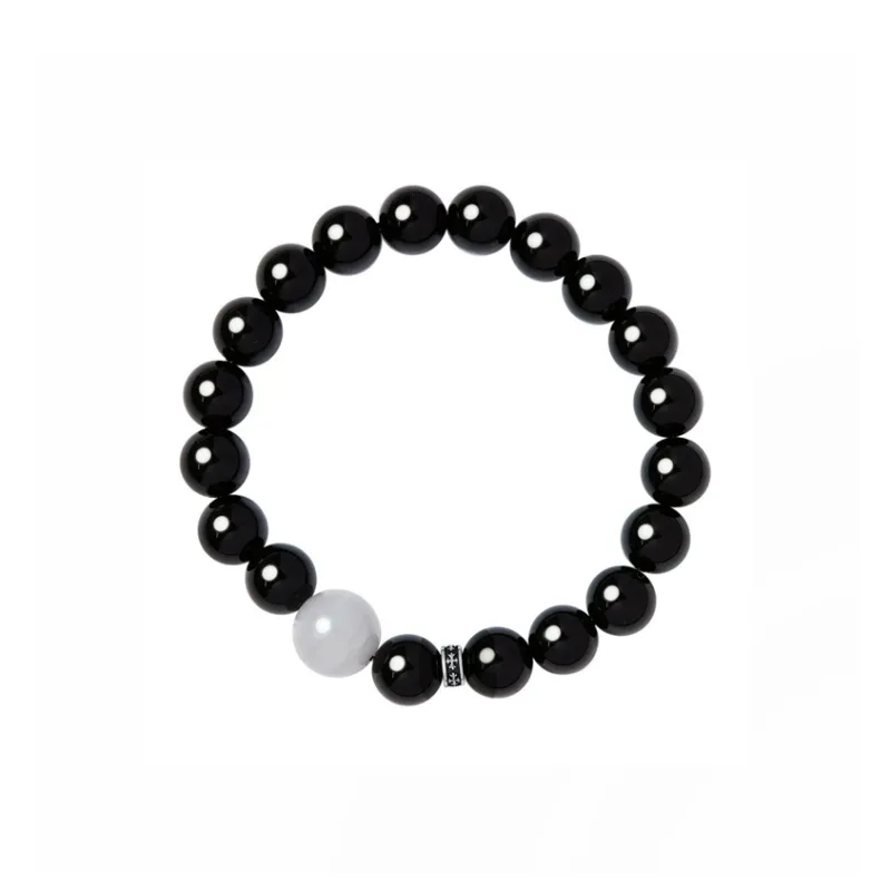 Ancient Jewelry Obsidian Jade Bracelets Unisex-0