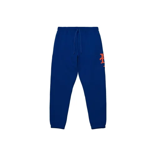 Mitchell Ness Casual Pants Men Blue